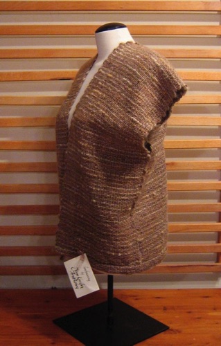 Beige Tweed Vest